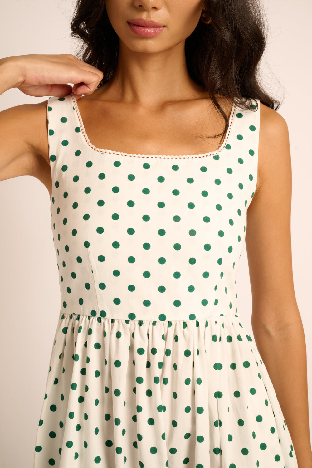 Emerald Polka Dot