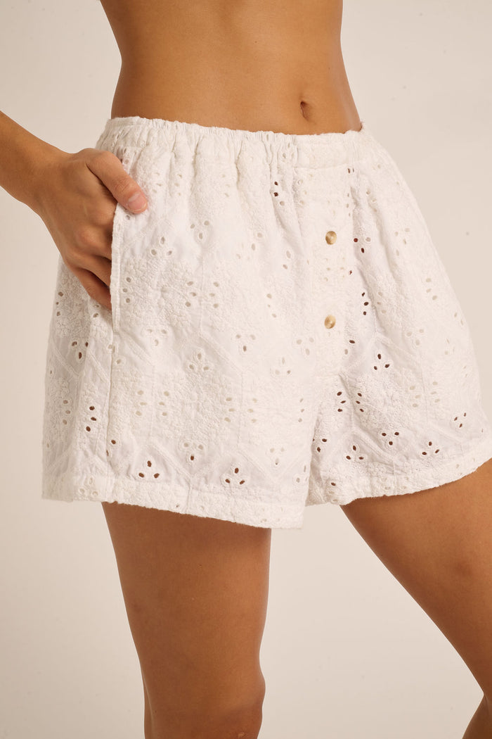 White Diamond Eyelet