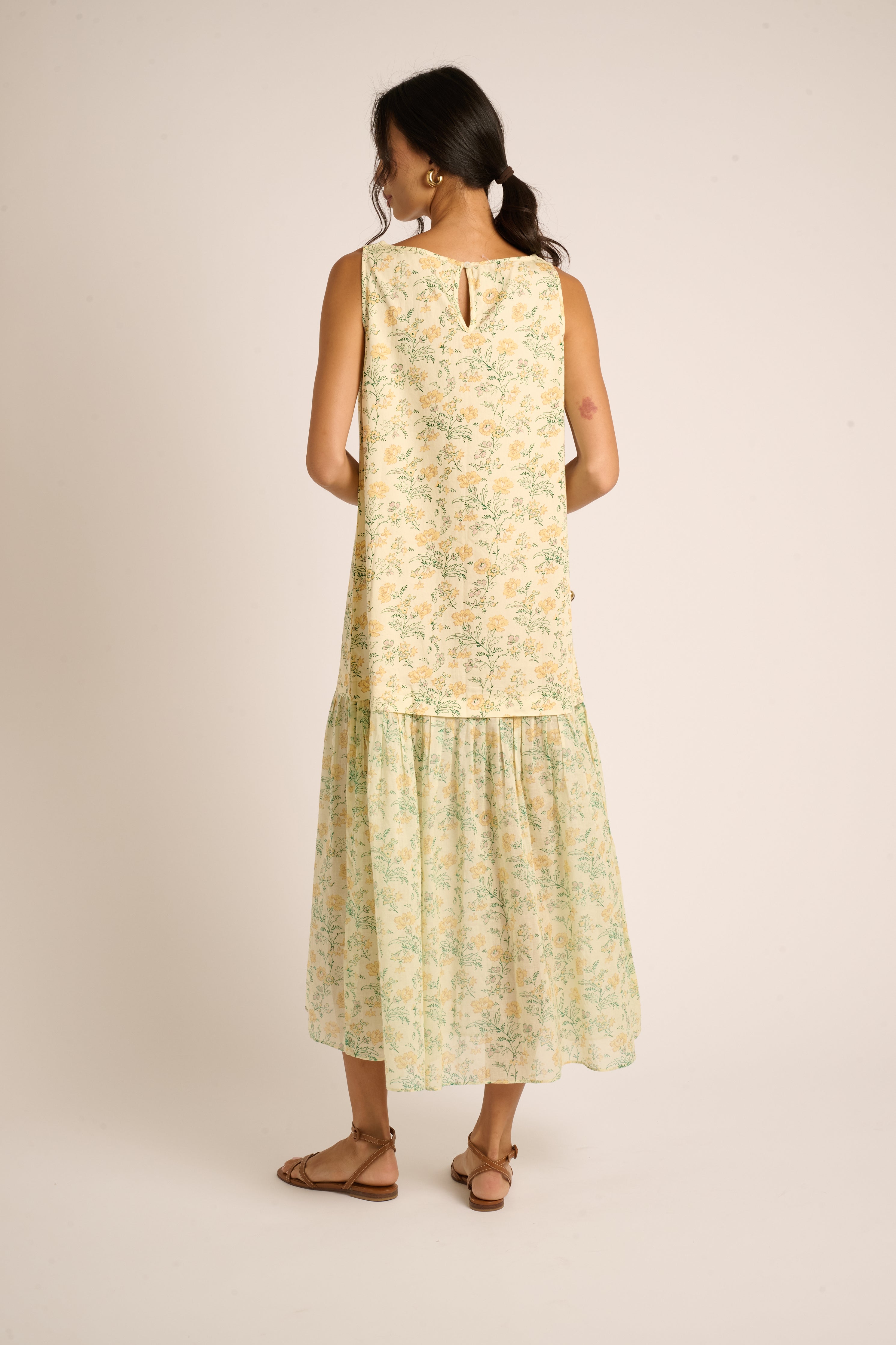 persimmon floral chiffon eloise dress Eloise dress
