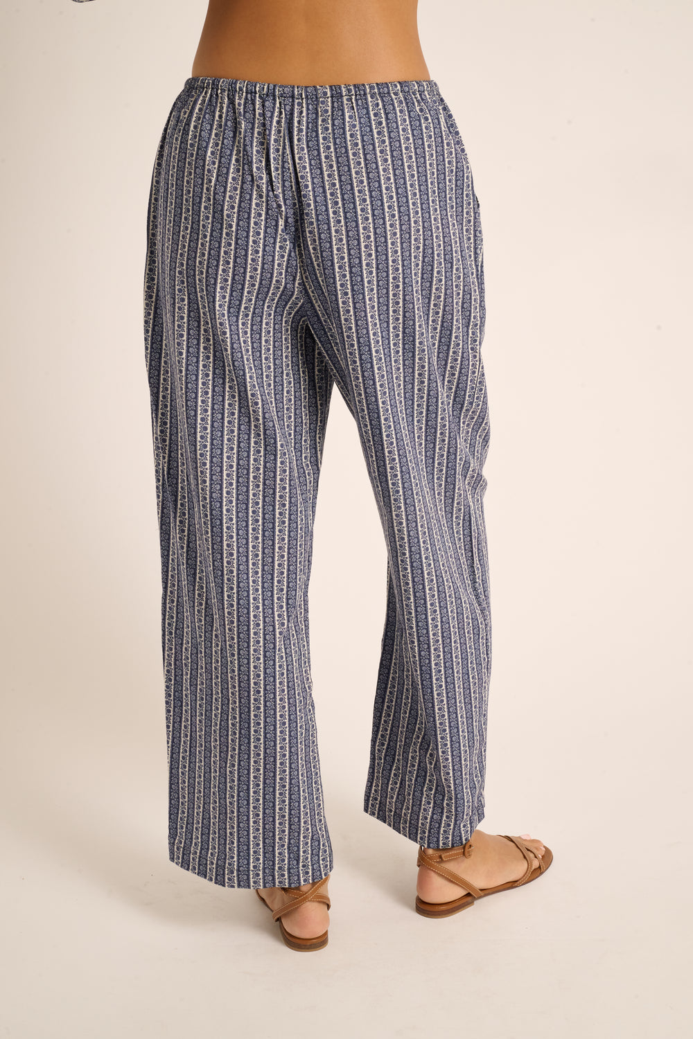 Midnight Floral Stripe