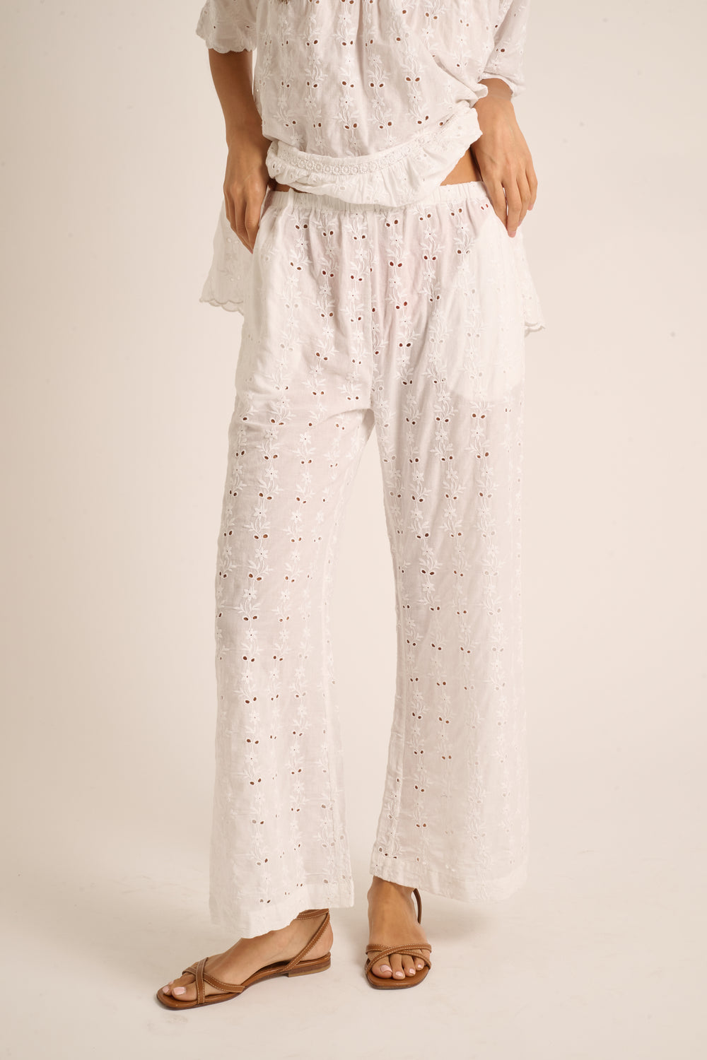 White Daisy Eyelet