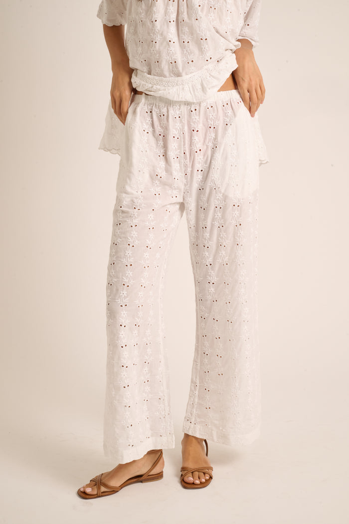 White Daisy Eyelet