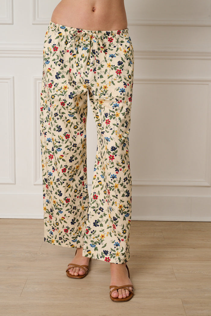 Ivory Vintage Floral