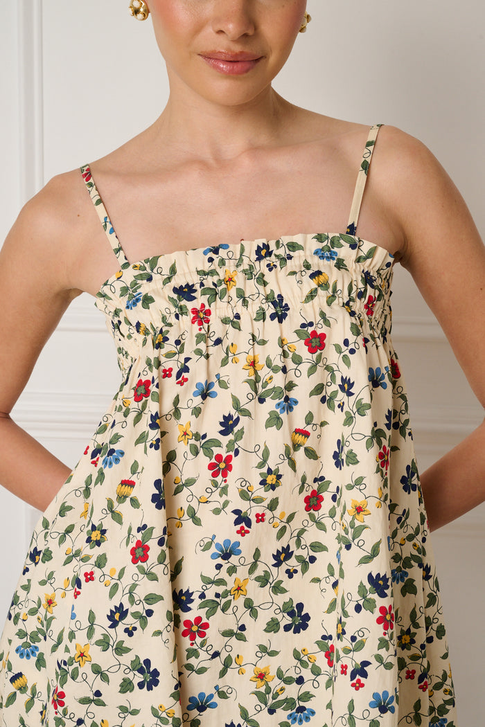 Ivory Vintage Floral