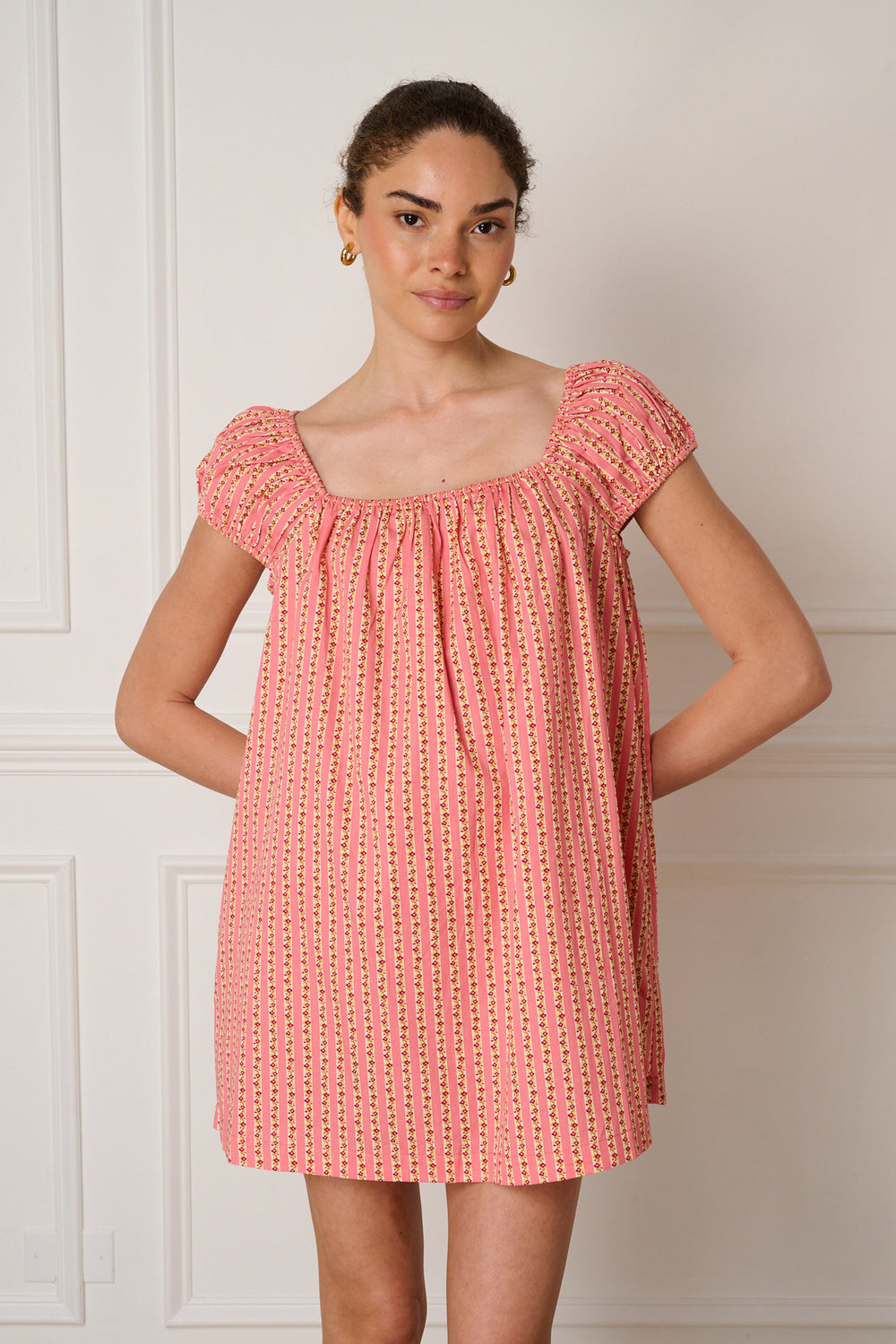 Rosewater Blossom Stripe