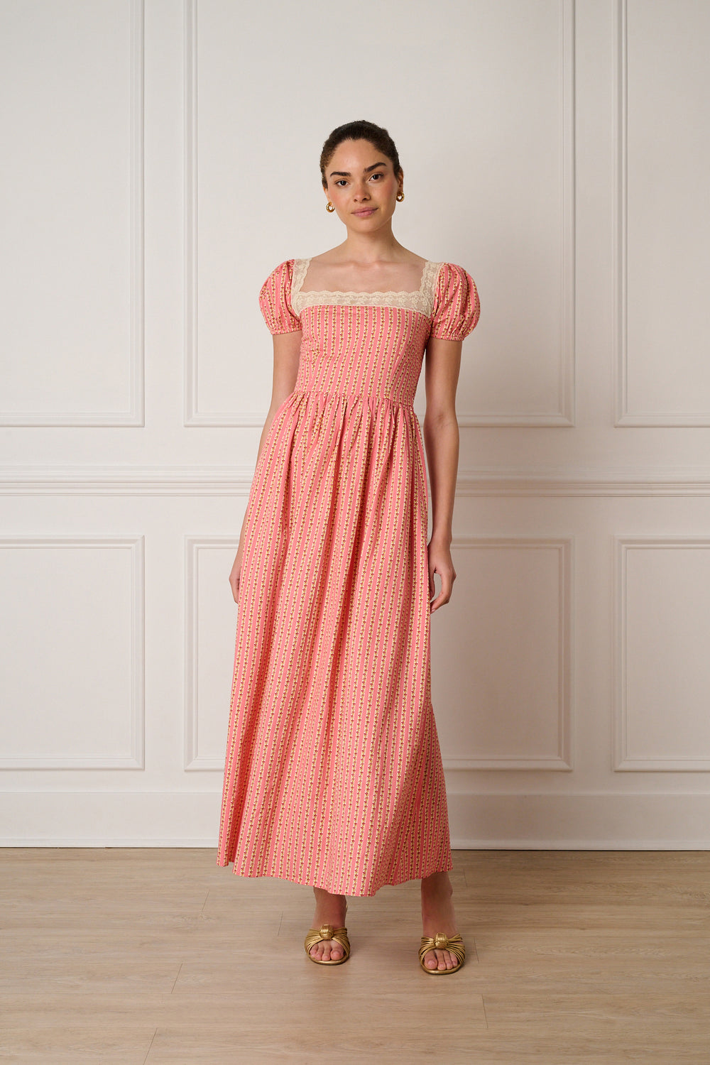 Rosewater Blossom Stripe