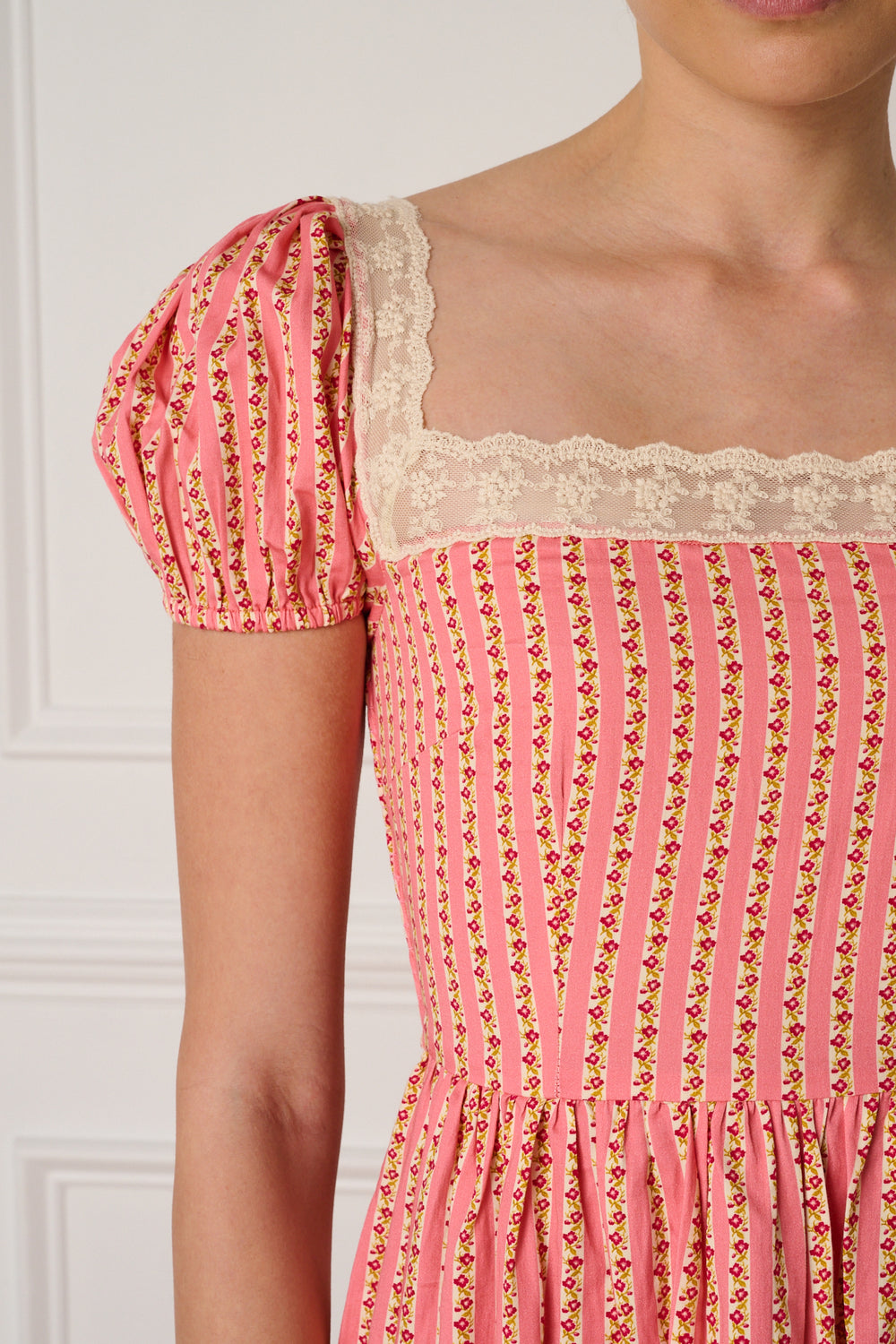 Rosewater Blossom Stripe