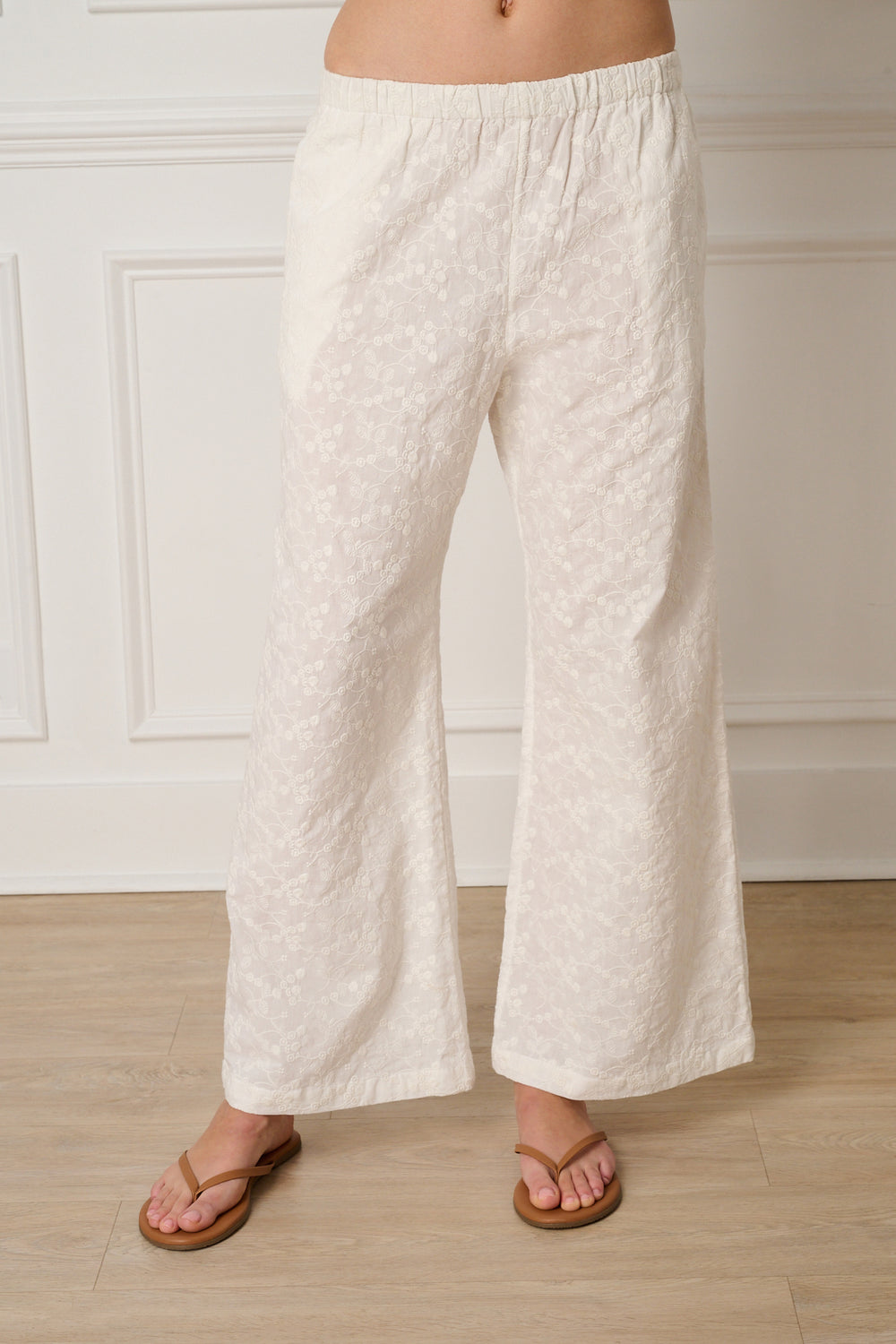 Ivory Fleur Embroidery