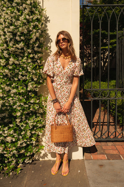 ワンピース Flower vintage dress Flower vintage dress