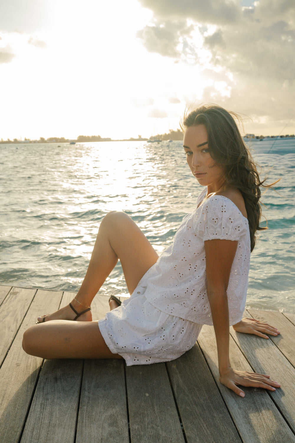 White Diamond Eyelet