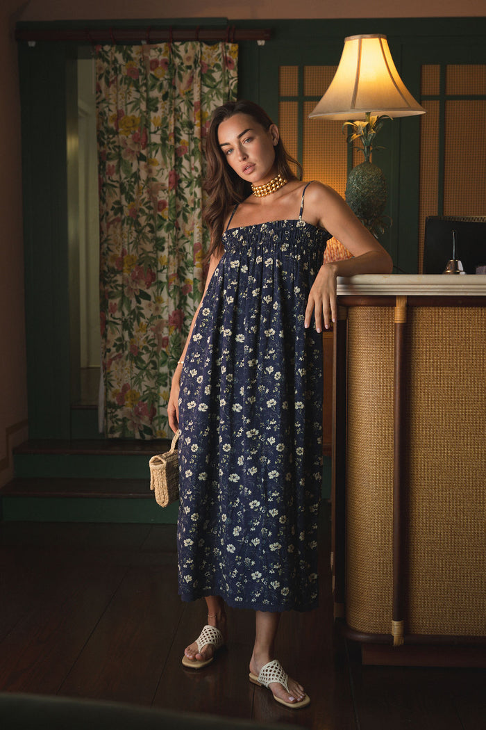 Indigo Chintz Floral