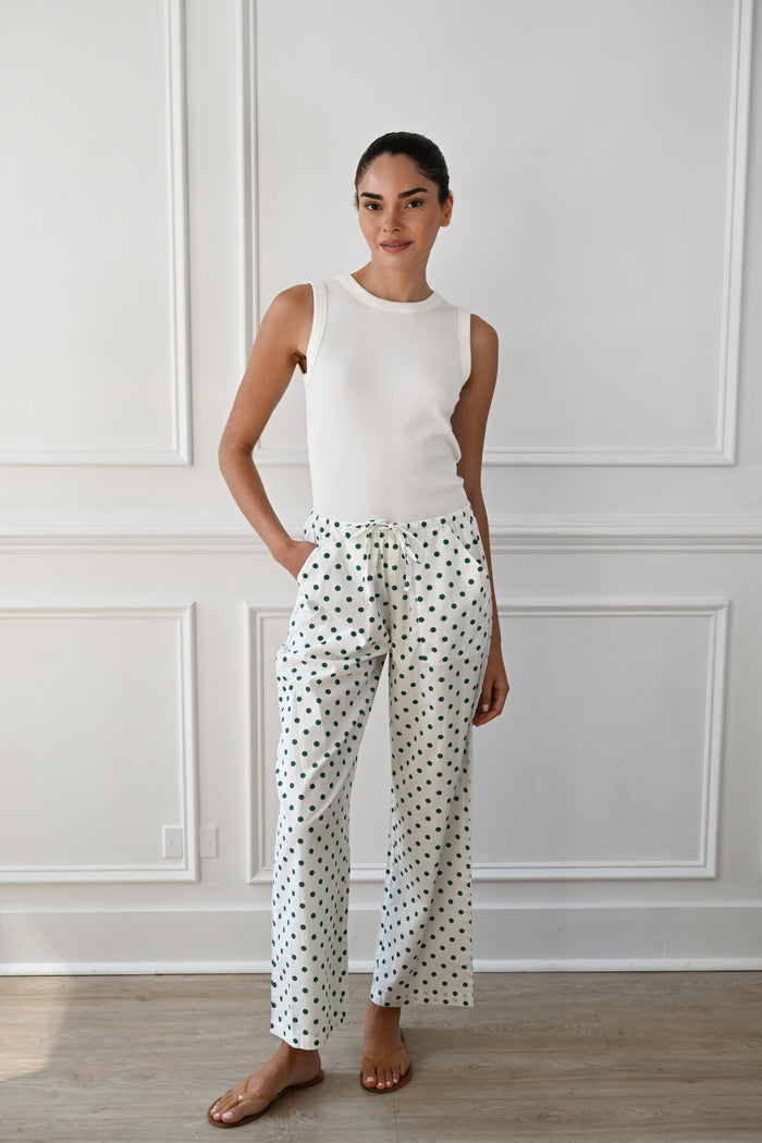 Emerald Polka Dot