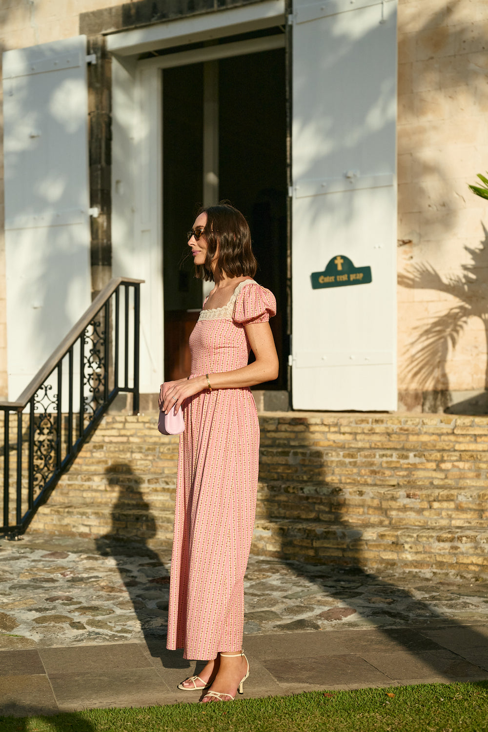 Rosewater Blossom Stripe