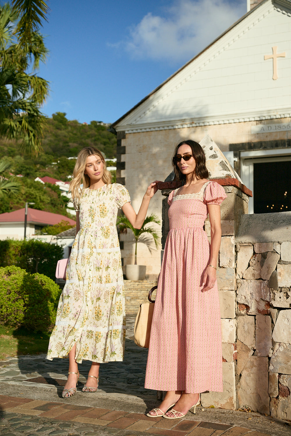Rosewater Blossom Stripe