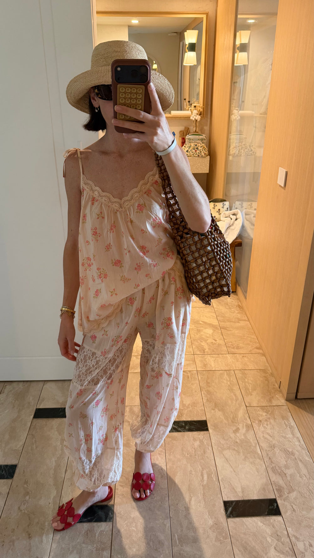 Peach Wildflower
