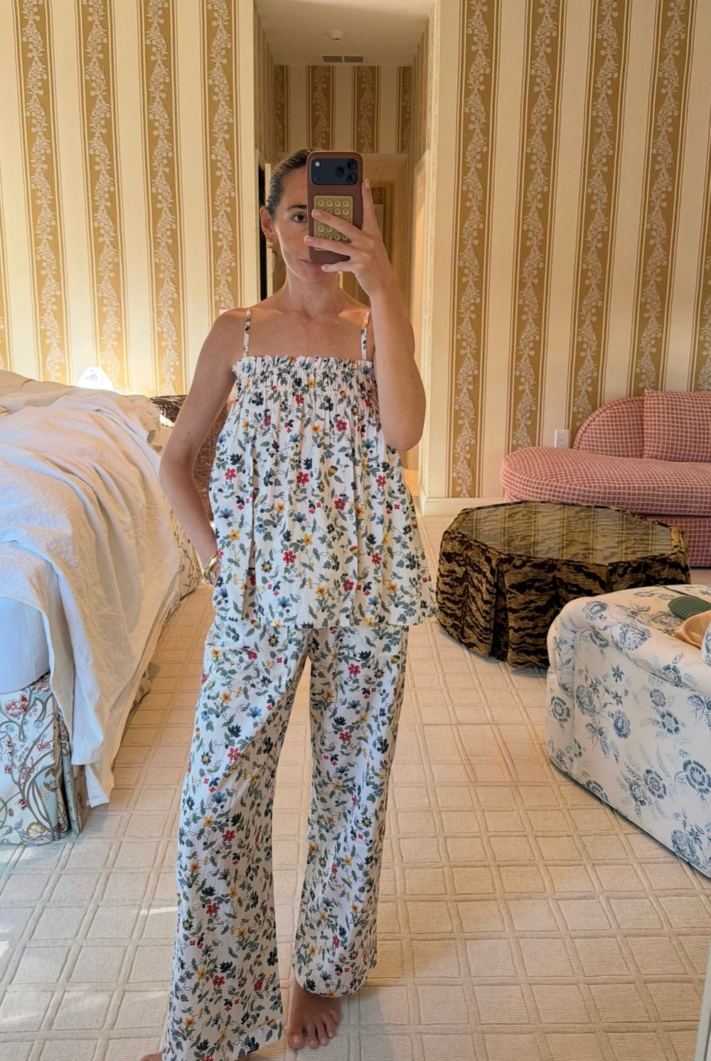 Ivory Vintage Floral
