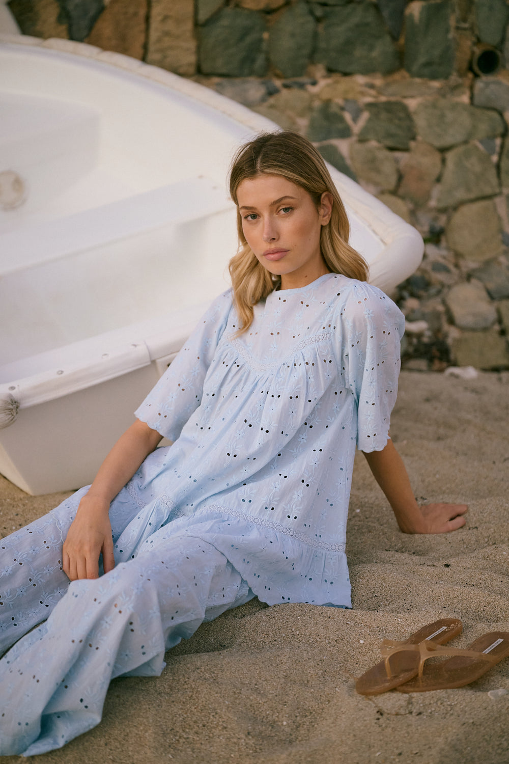 Coastal Daisy Eyelet