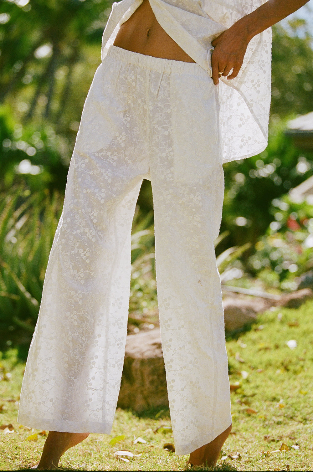 Ivory Fleur Embroidery