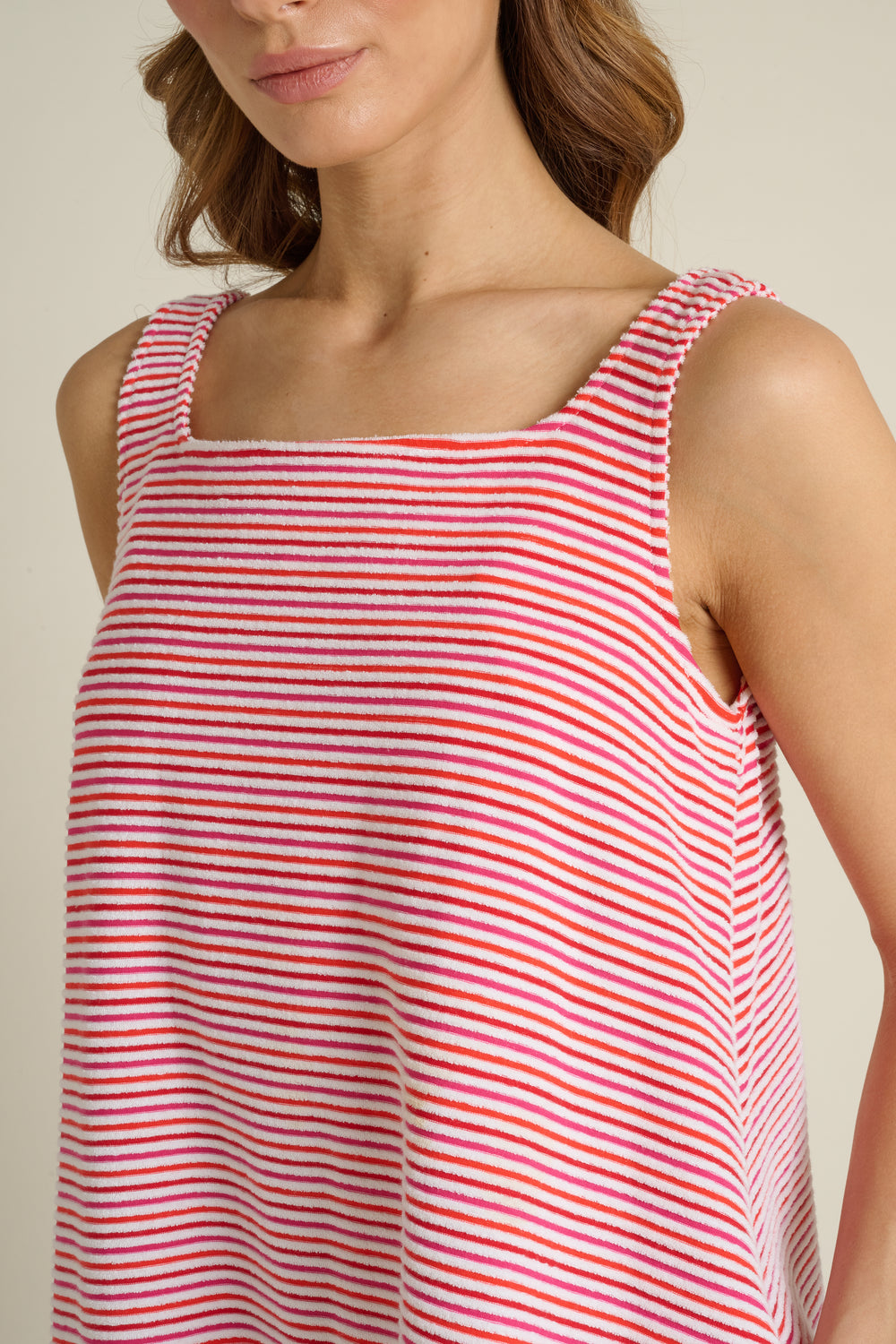 Pink and Ivory Stripe