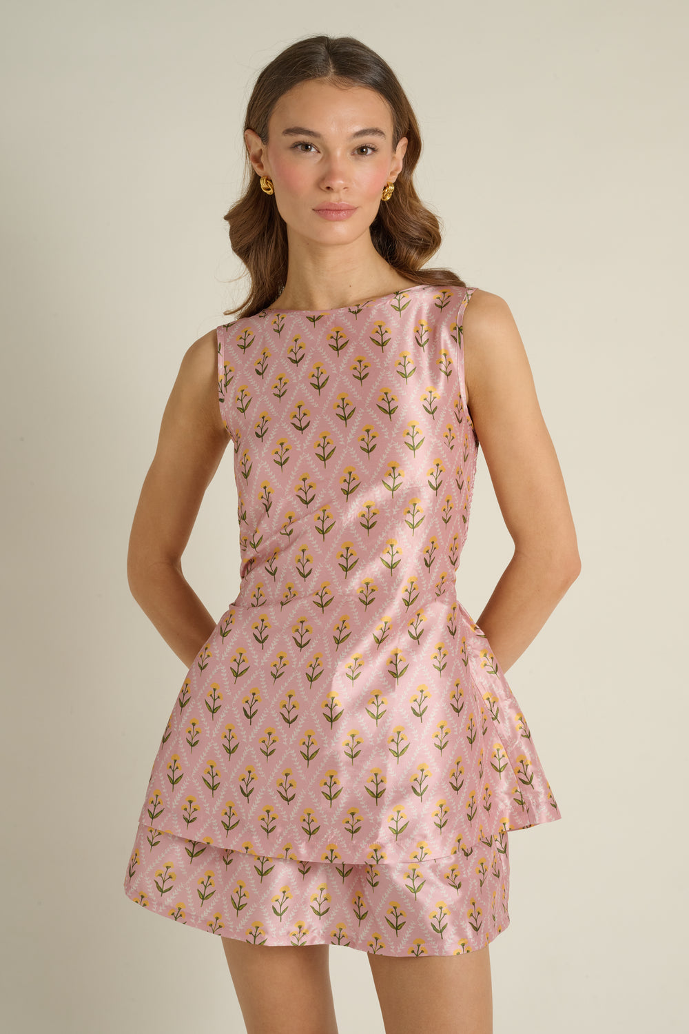 Blush Lattice Floral
