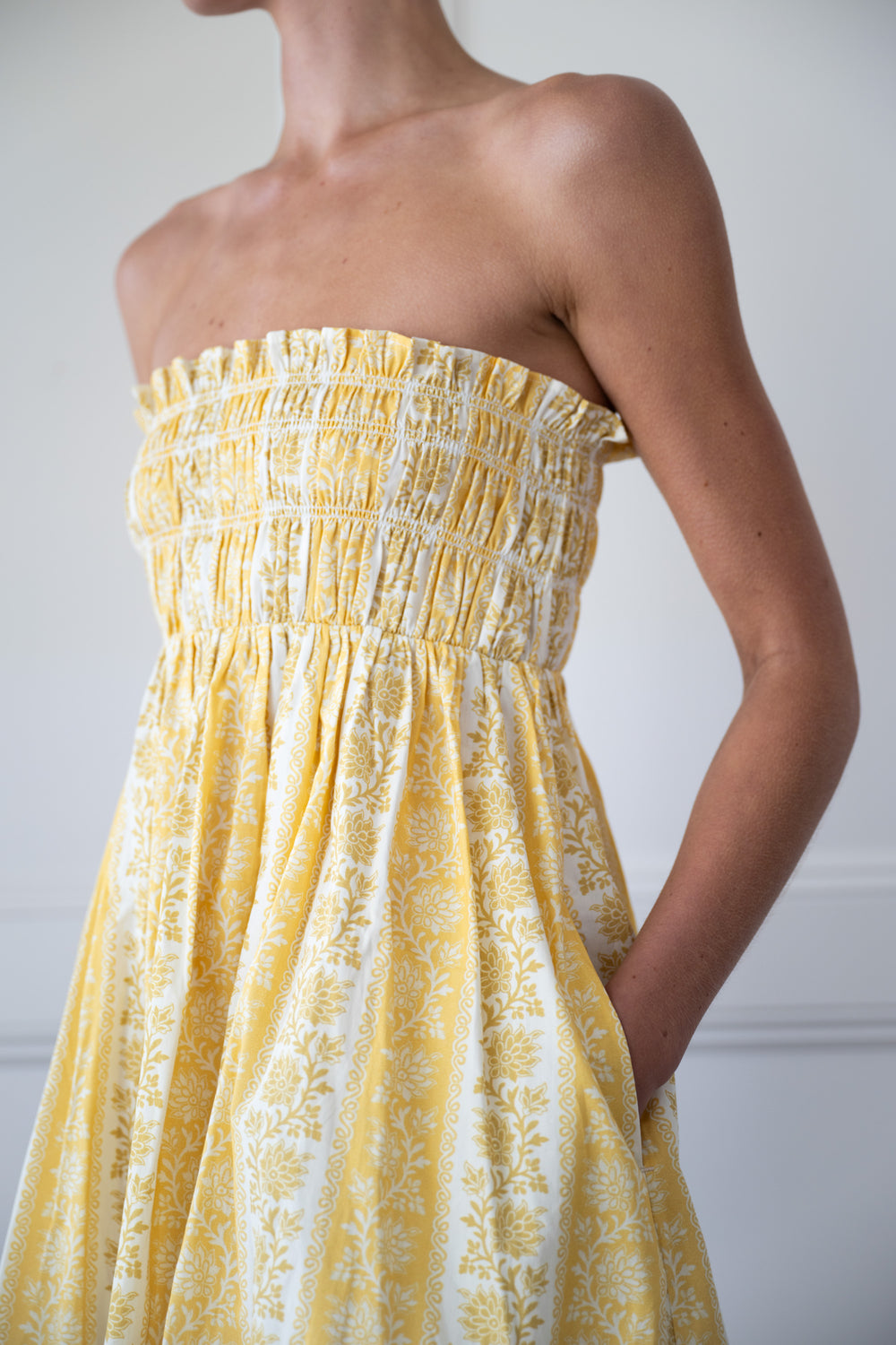 Butter Floral Stripe