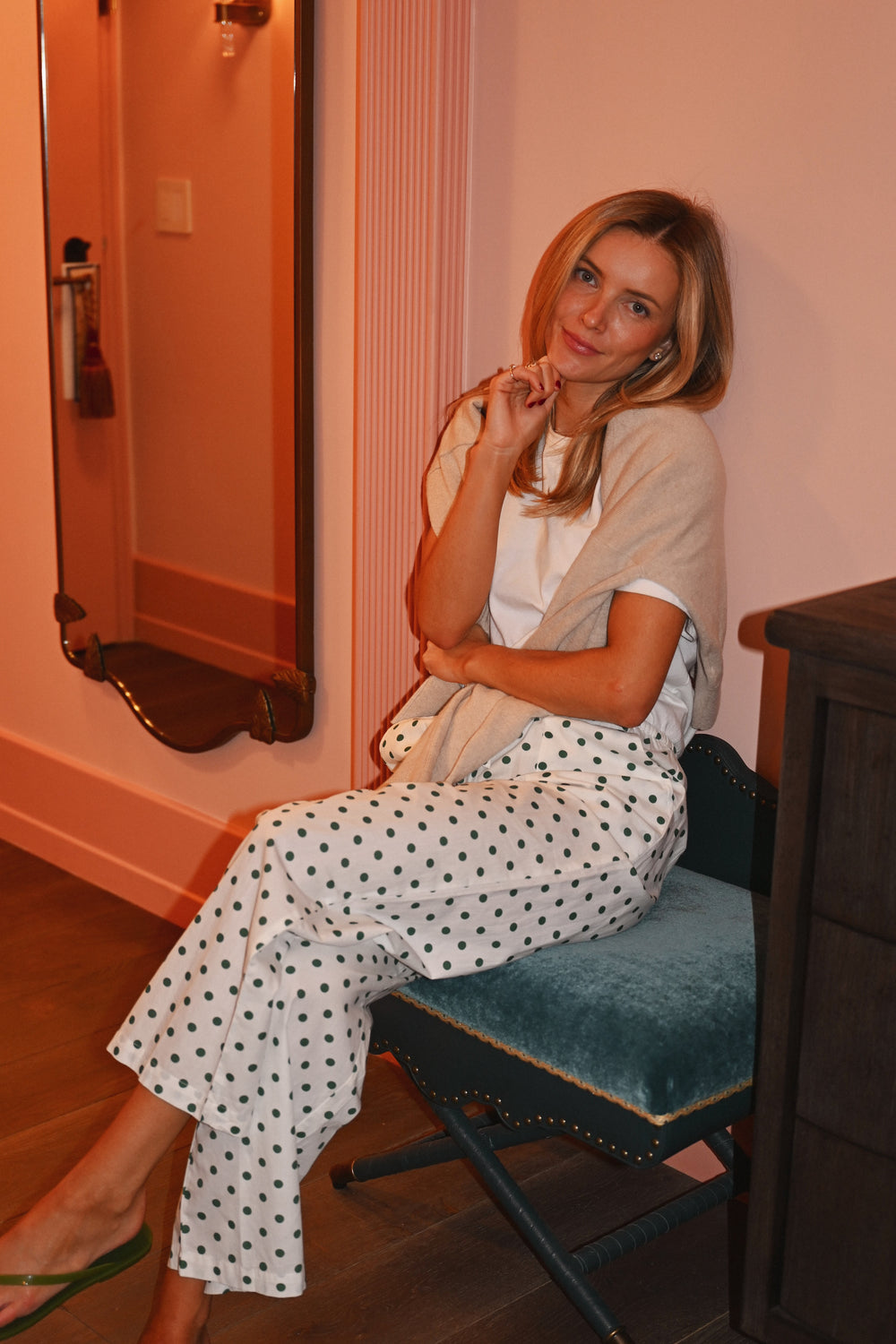 Emerald Polka Dot