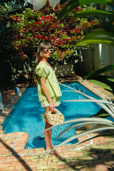 NiceGold　ボーダーズ アットバルコニー　RIBBON BLOUSE The Eleanor Blouse – La Maregold